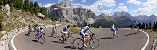 Cycling holiday in the Dolomites